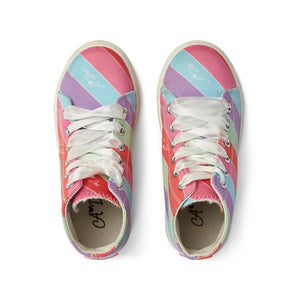 SS25 ADee JAZZY Multicoloured Canvas High Tops