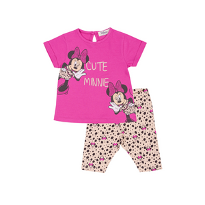 SS25 EMC Disney Pink Minnie Mouse 'Cute Minnie 'Leggings Set