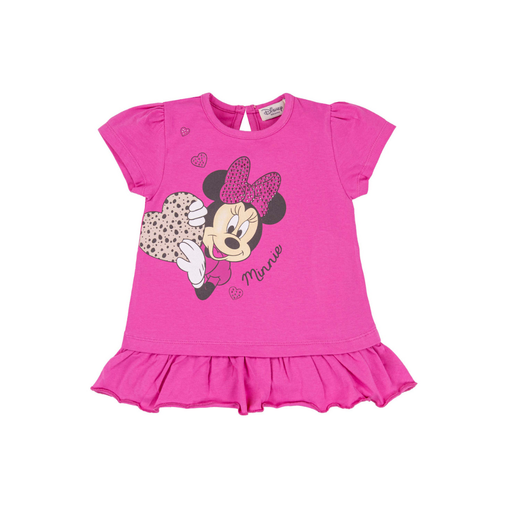 SS25 EMC Disney Pink Minnie Mouse Hearts Frill Dress