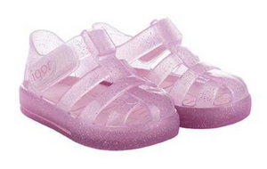 SS24 Igor STAR GLITTER Pink Jelly Sandals