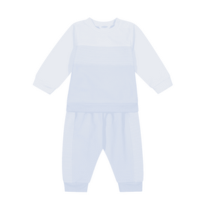 AW24 Deolinda Pale Blue & White Panel Stripe Tracksuit