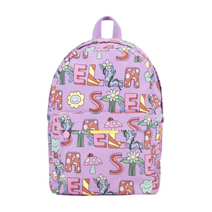 SS25 Stella McCartney Lilac Logo Backpack