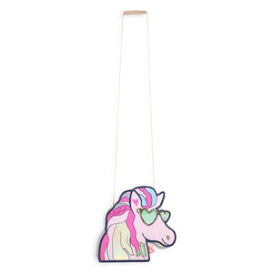 AW24 Billieblush Multicoloured Logo Unicorn With Sunglasses Bag