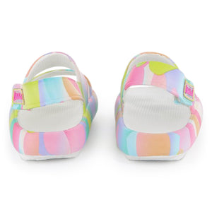 SS25 Billieblush Multicoloured Pattern Logo Sandals