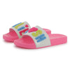 SS25 Billieblush Pink Multicoloured Logo Sliders