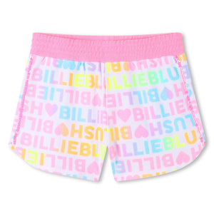 SS25 Billieblush Multicoloured Logo Terry Towelling Shorts Set