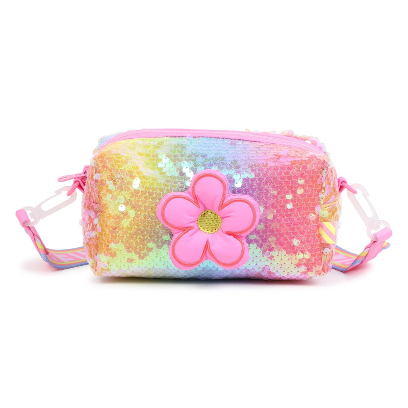 SS25 Billieblush Multicoloured Flower Sequin Logo Case