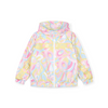 SS25 Bonini FUTURE Multicoloured Swirl Print Hooded Jacket