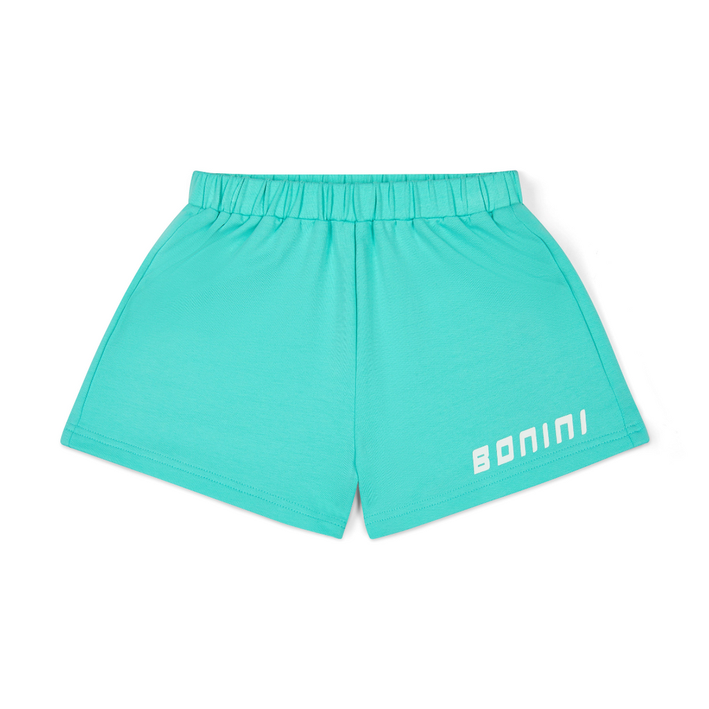 SS25 Bonini ASPIRE Mint & White Logo Sweat Shorts