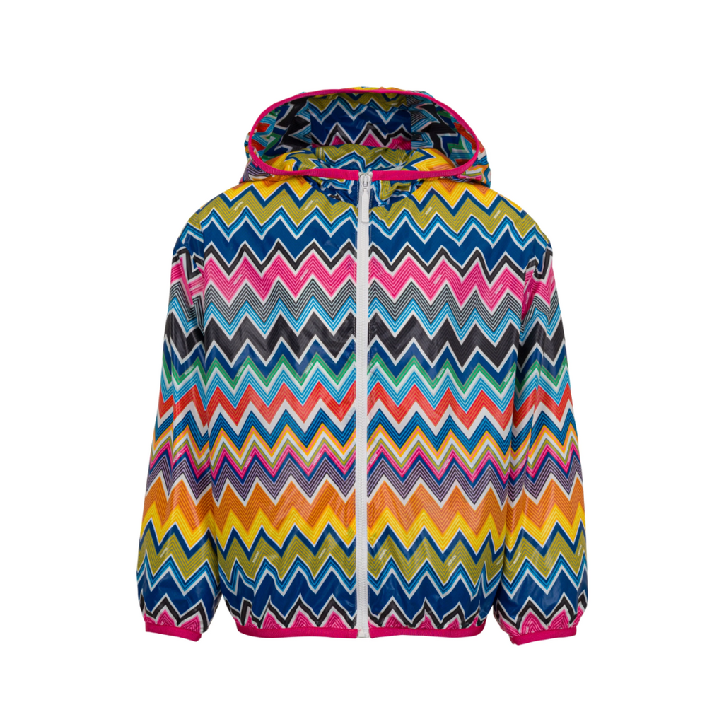 SS25 Missoni Multicoloured Zig Zag Logo Jacket