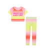 SS25 Billieblush Multicoloured Wake Up And Go!' Ombre Leggings Set