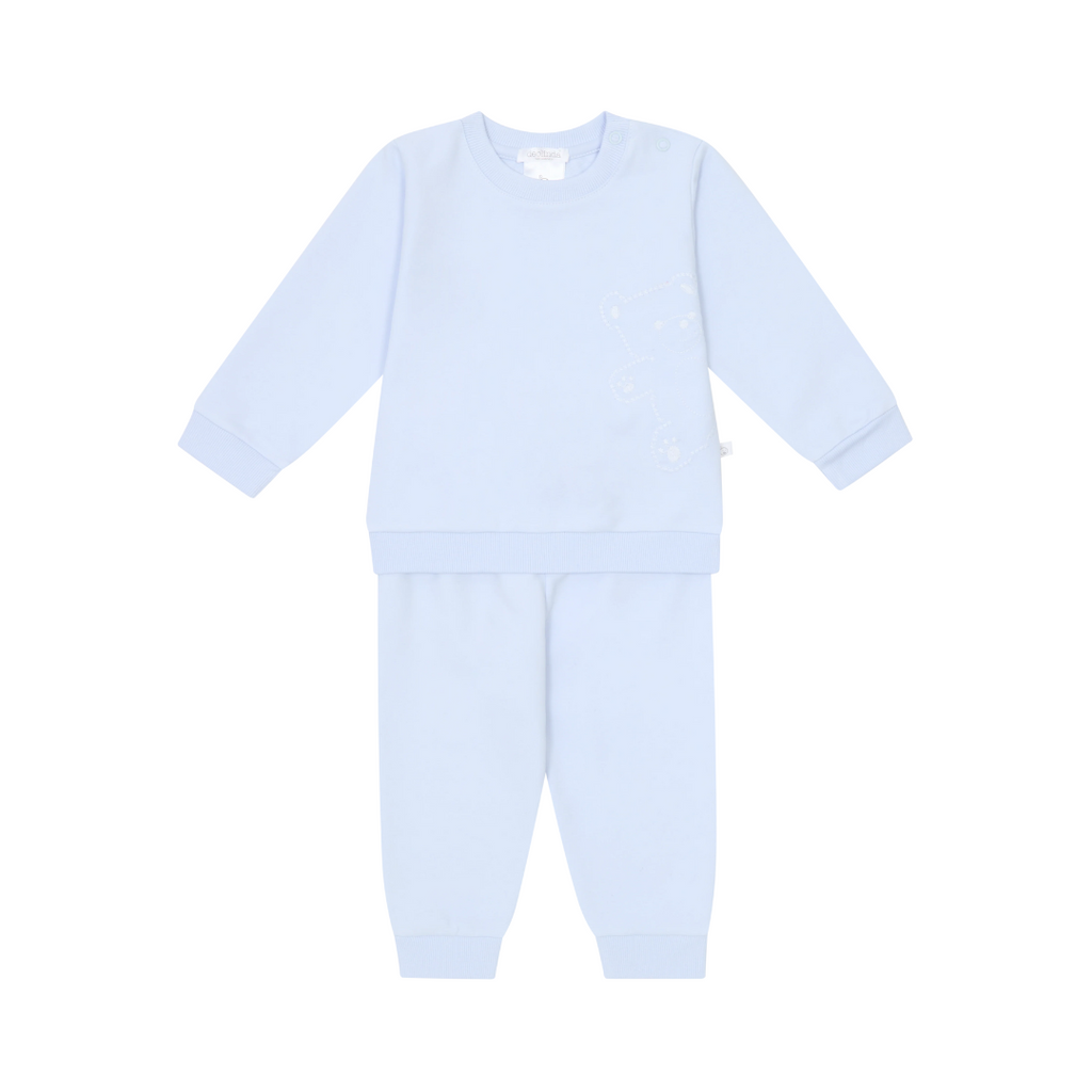 SS25 Deolinda Blue & White Teddy Stitch Tracksuit