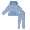 AW24 ADee PEACHES Iced Blue Faux Fur Hooded Tracksuit