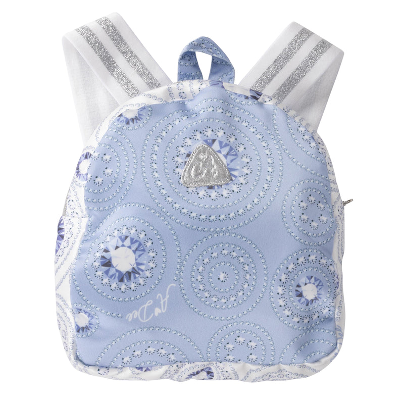 AW24 ADee PAIGE Iced Blue Diamond Print Rucksack