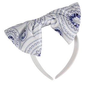 AW24 ADee ROSALIE Snow White Printed Bow Headband