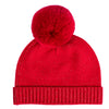 AW24 ADee RANI Red Knitted Pom Pom Hat