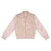 AW24 ADee SASSY Beige Teddy Print Bomber Jacket