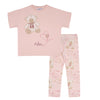 AW24 ADee SAZ Baby Pink Baggy Tee Teddy Legging Set