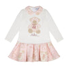 AW24 ADee SCARLETT Snow White Teddy Pleated Dress