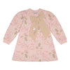 AW24 ADee SAGE Baby Pink Teddy Print Sweat Dress