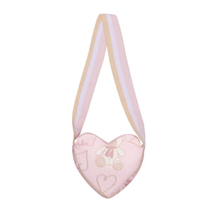 AW24 ADee SASHA Beige Teddy Heart Bag