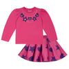 AW24 ADee TAYLOR Hot Pink Hearts & Stars Print Skirt Set