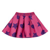 AW24 ADee TAYLOR Bold Purple Hearts & Stars Print Skirt Set