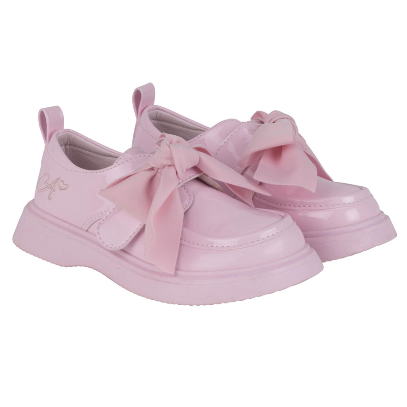 AW24 ADee MARY BOW Baby Pink Bow Shoes