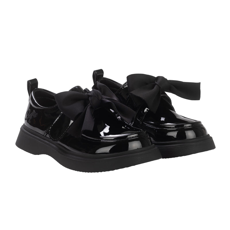 AW24 ADee MARY BOW Back To School Black Bow Shoes