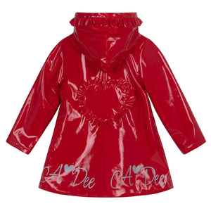 AW24 ADee BLAIR Back To School Red Hearts Raincoat