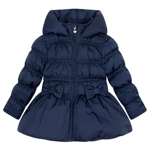 AW24 ADee AMZ Back To School Navy Blue Short Bow Jacket