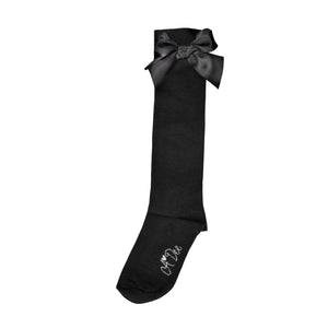 AW24 ADee BINKY Back To School Black Bow Socks