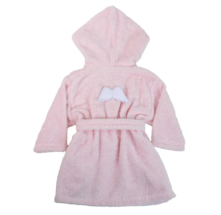 Baby Gi Pale Pink Angel Wings Bathrobe