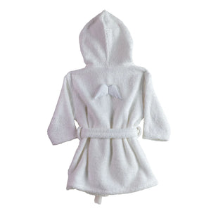 AW24 Baby Gi White Angel Wings Bathrobe