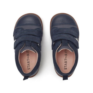 Start-Rite MAZE Navy Suede Leather Canvas Shoes