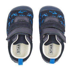 Start-Rite LITTLE FIN Navy Pre-Walker Shoes