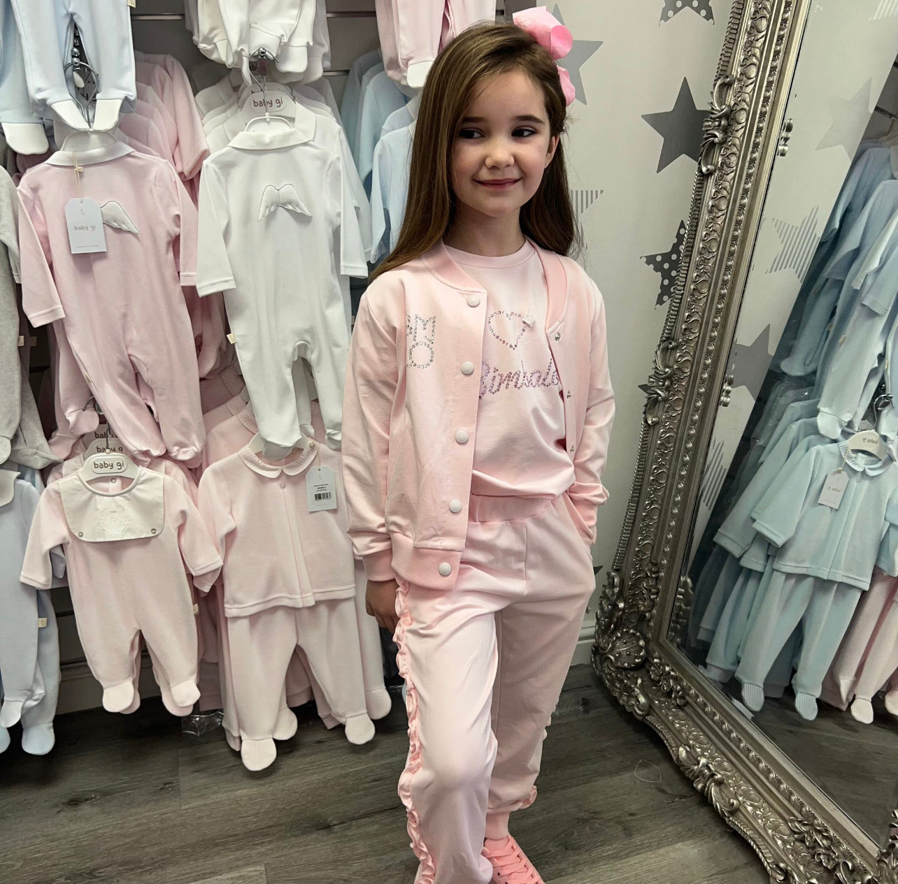 Girls frill hot sale tracksuit